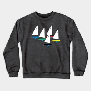 National 10 - Tournabout - Sailboats Racing Crewneck Sweatshirt